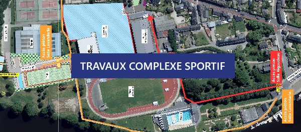 Information travaux du complexe sportif